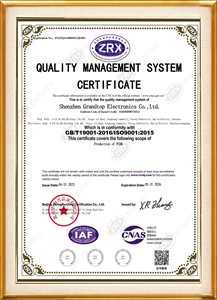 ISO9001质量体系证书（英文版）
